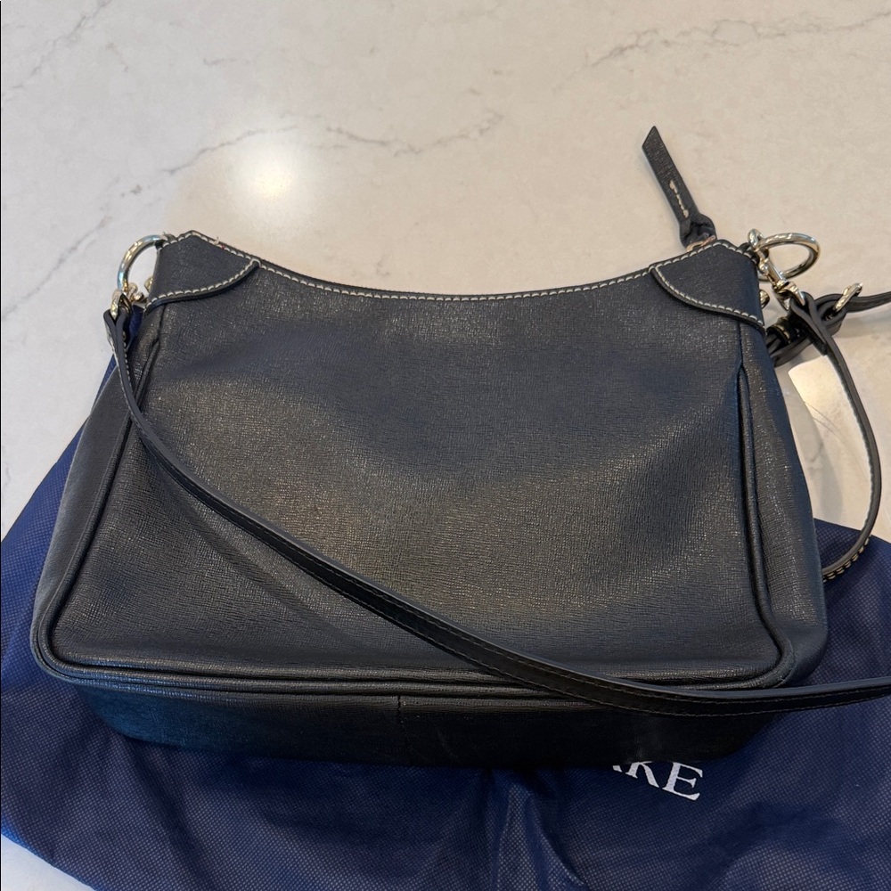 Dooney & Bourke Black Crossbody Bag with Gold Accents - Picture 7 of 16